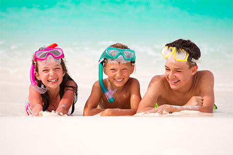 Kids on beach - Pediatric Dentist in Janesville, WI